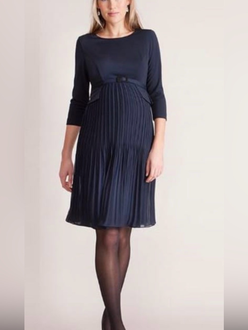 Luxe by Seraphnine Sofia pleated maternity dress 8